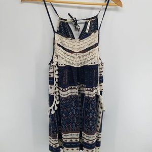 Mittoshop boho hippie mini dress size S